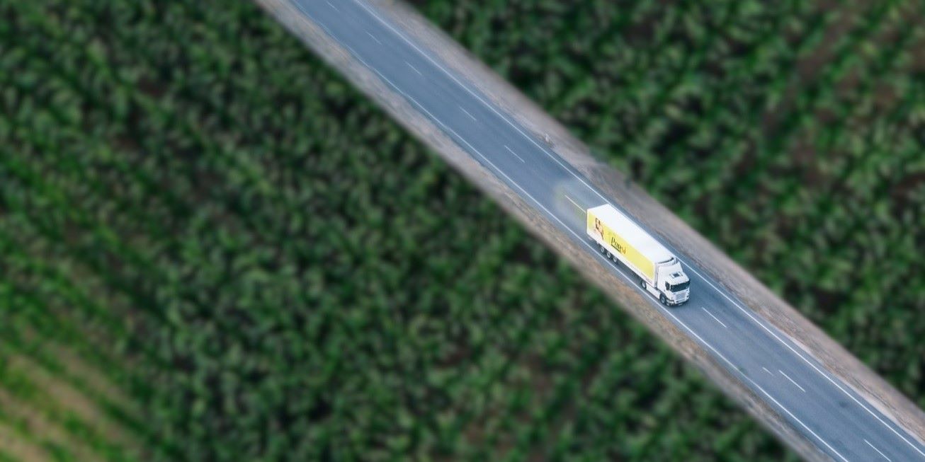 container truck highway