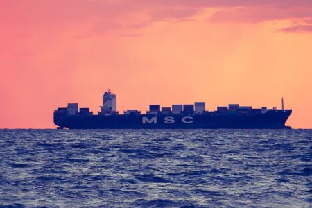 ship transport containers maritime salt water